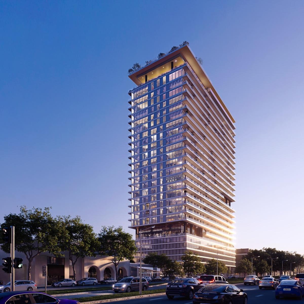 Revised plan emerges for Beverly Hills high-rise at 8844 Burton